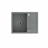 QUADRON MORGAN 116 GraniteQ zlew 1 komora silver stone/elementy stalowe 620x500x220 HB8210U5BSP2O